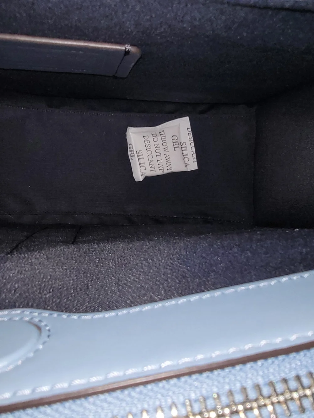 NWT Coach Nina Tote Bag Refined Leather Cornflower Blue Large Shoulder Bag CR096